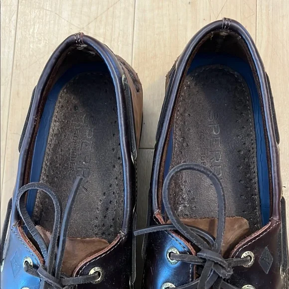Sperry Brown Boat Shoes Moccasin Style 9.5 - Picture 5 of 10
